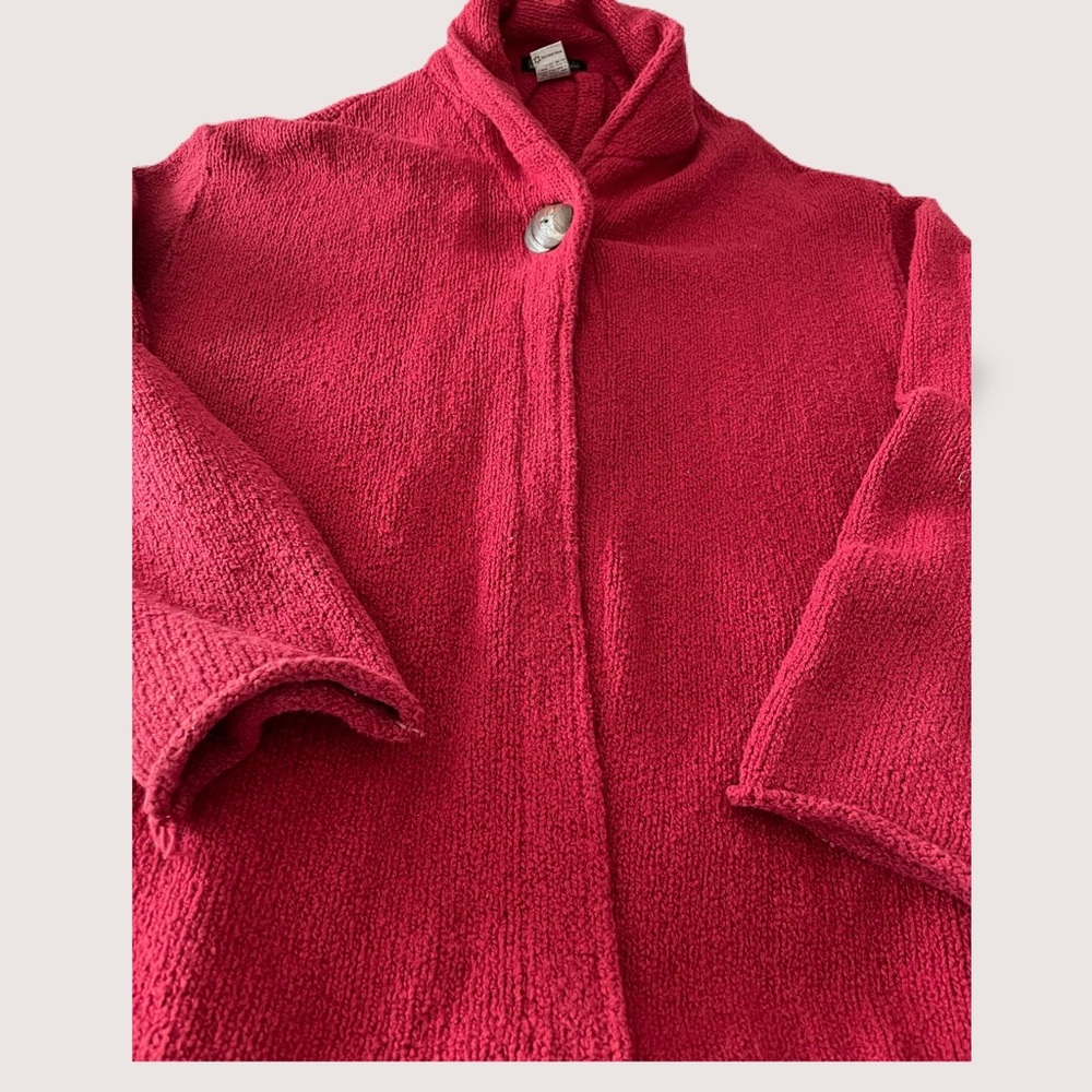 A People United Hand loomed sweater
